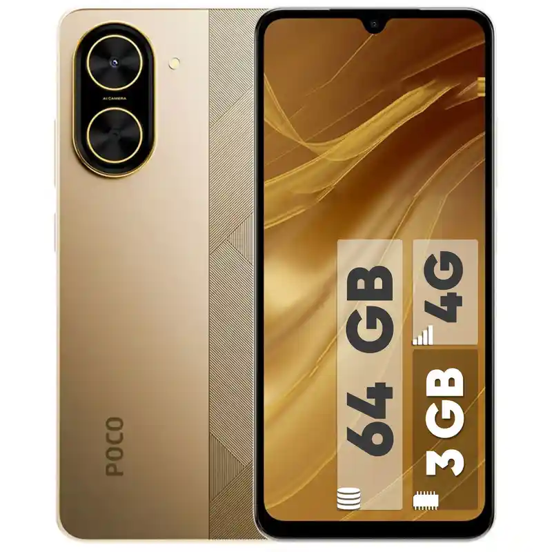 گوشی موبایل شیائومی poco c71 حافظه 64 گیگابایت رم 3 گیگابایت نمای ۲