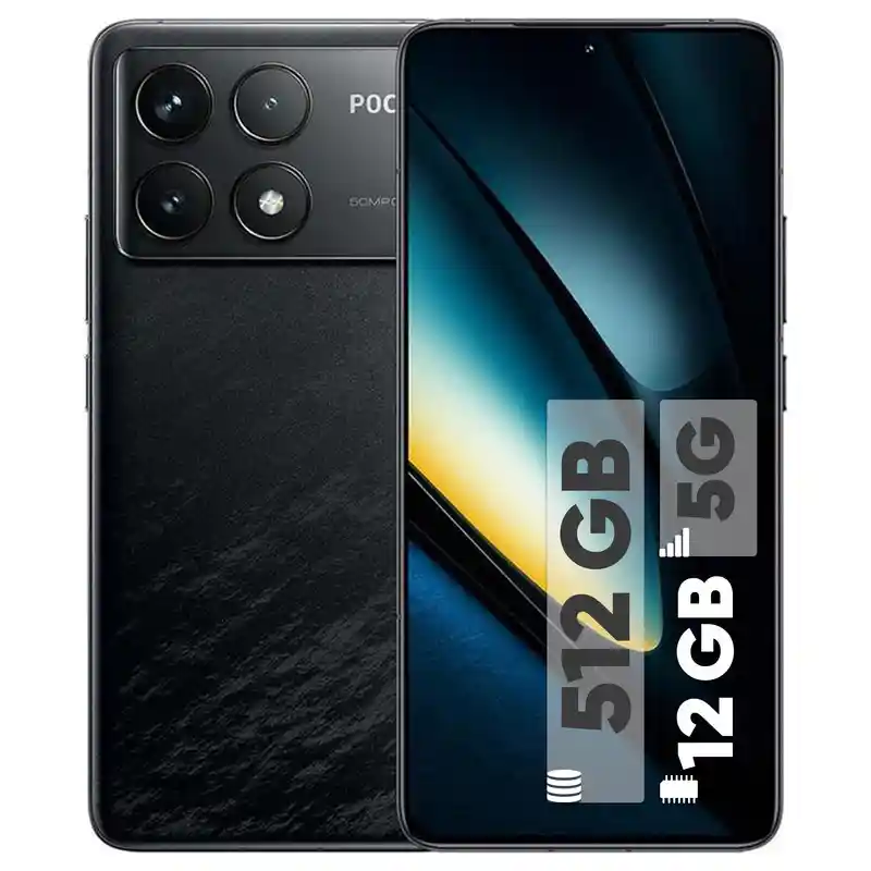 گوشی موبایل شیائومی poco F6 pro حافظه 512 گیگابایت رم 12 گیگابایت نمای ۲